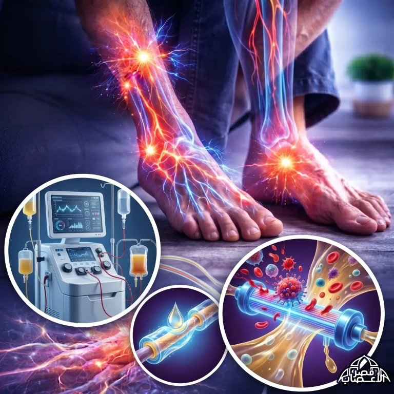 غسيل/ فصل البلازما لعلاج امراض الاعصاب المناعية