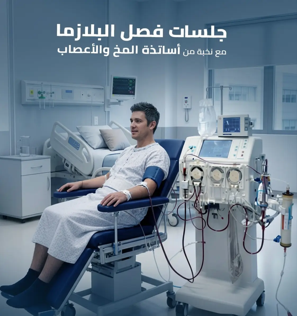 غسيل/ فصل البلازما لعلاج امراض الاعصاب المناعية